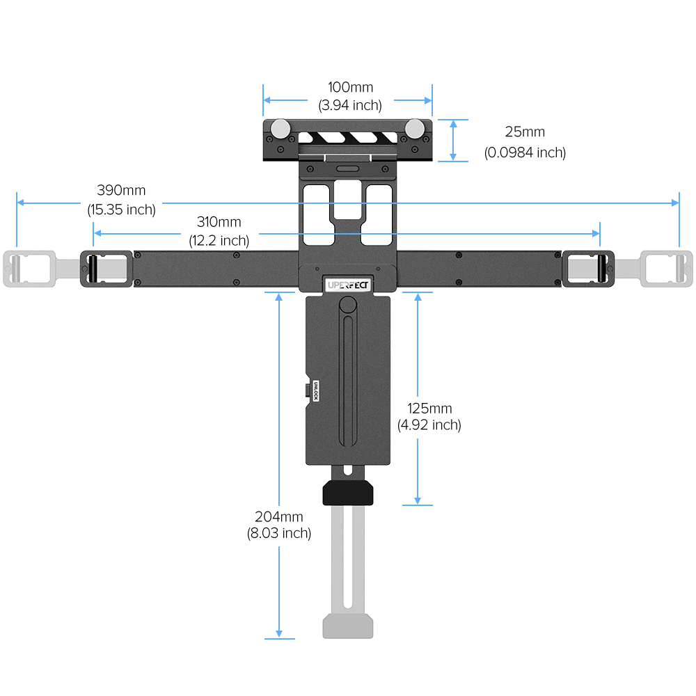 UStand Air S1 – Schwebender, stapelbarer, tragbarer Monitorständer für flexible Dual-Screen-Konfigurationen
