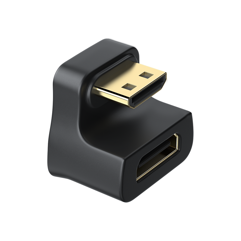 UAdapter - HDMI 2.1 Adapter 8K Mini HDMI Anschluss Buchse auf Stecker Kompatibel für Monitore