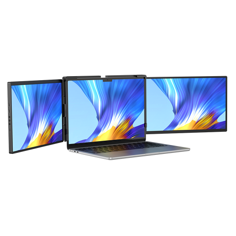 UStation Z 14 - Tri-Screen Laptop Monitor Extender Dreifach-Display Tragbare Workstation