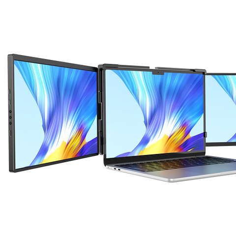 UStation Z 14 - Tri-Screen Laptop Monitor Extender Dreifach-Display Tragbare Workstation